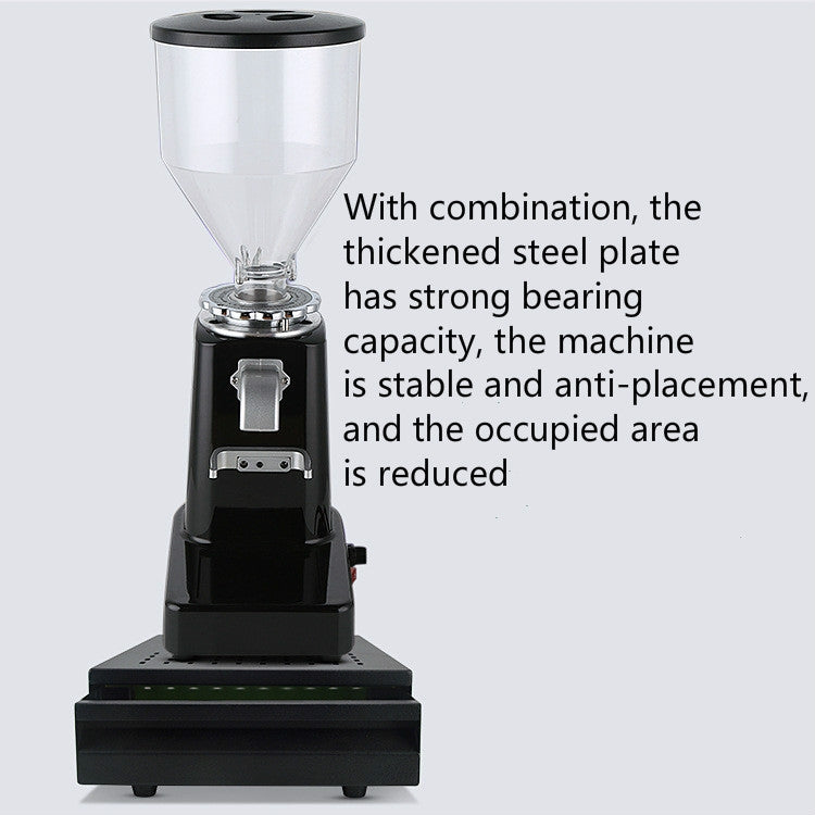 Stainless Steel Drawer Type Coffee Grounds Box Coffee Machine Supporting Equipment(Black)