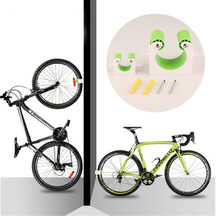Bicycle Parking Buckle Children Road Bike Mountain Bike Simple Wall Mount, Style:Mountain Bike(Blue)
