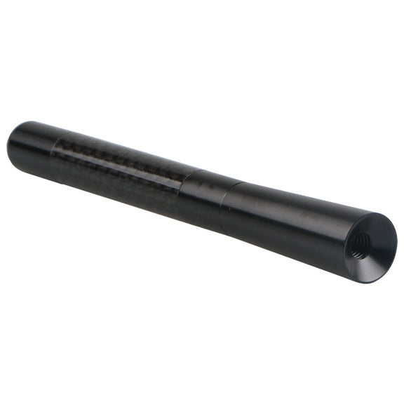 5 PCS Aluminum Alloy Carbon Brazing Antenna Car Decoration Beautiful Antenna Car Roof Antenna Modification(Silver)