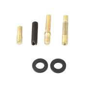 5 PCS Aluminum Alloy Carbon Brazing Antenna Car Decoration Beautiful Antenna Car Roof Antenna Modification(Silver)