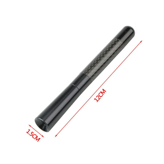 5 PCS Aluminum Alloy Carbon Brazing Antenna Car Decoration Beautiful Antenna Car Roof Antenna Modification(Silver)