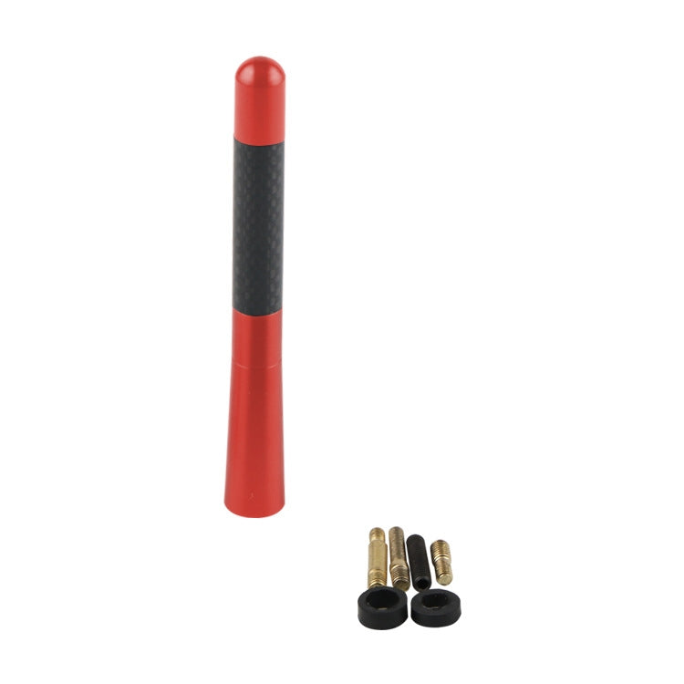 5 PCS Aluminum Alloy Carbon Brazing Antenna Car Decoration Beautiful Antenna Car Roof Antenna Modification(Red) - Aerials by PMC TechLife | Online Shopping South Africa | PMC TechLife | Buy Now Pay Later Mobicred