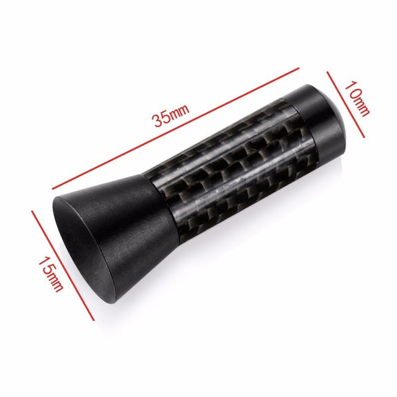 3.5cm Modified Metal Antenna Carbon Fiber Car Antenna Car Decorative Antenna