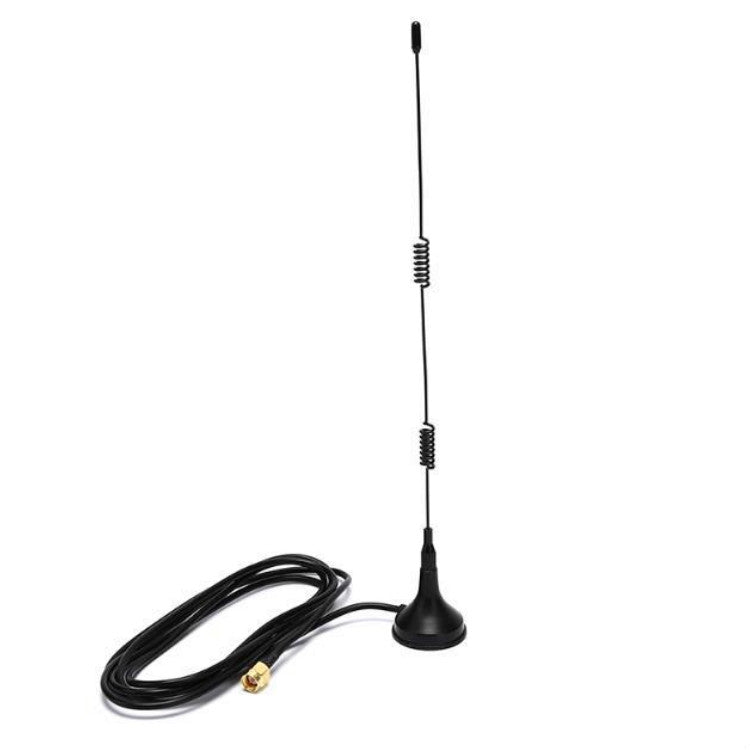 4 PCS 2.4G WiFi Omnidirectional Suction Cup Router Network Card Enhanced Antenna SMA Inner Pattern Inner Needle, Cable Length: 1.5m - SMA/RP-SMA Antenna by PMC Jewellery | Online Shopping South Africa | PMC Jewellery | Buy Now Pay Later Mobicred