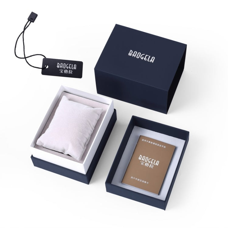 BAOGELA Paper + Sponge Square Watch Packaging Box Black Watch Gift Box, Size: 12.5 x 9.5 x 7.2cm - free shipping - PMC Jewellery - Order now!
