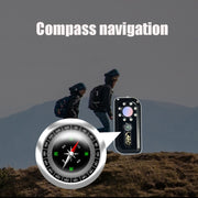 K300 Multifunctional Infrared Detector Hotel Anti-Snooping Camera Detection Travel Compass Anti-lost Device(Black)
