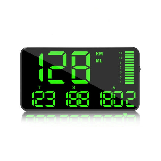Kingneed C90 5.5inch HUD Car Head-up Display GPS Car Universal Mileage Speed Meter Speeding Alarm / GPS Satellite Speed Measurement(Black) - free shipping - PMC Jewellery - Order now!