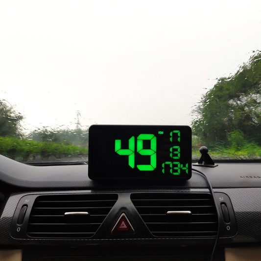 C1090 6.2 inch HUD Car Head-up Display GPS Car Universal Mileage Speed Meter Speeding Alarm / GPS Satellite Speed Measurement(Black) - free shipping - PMC Jewellery - Order now!