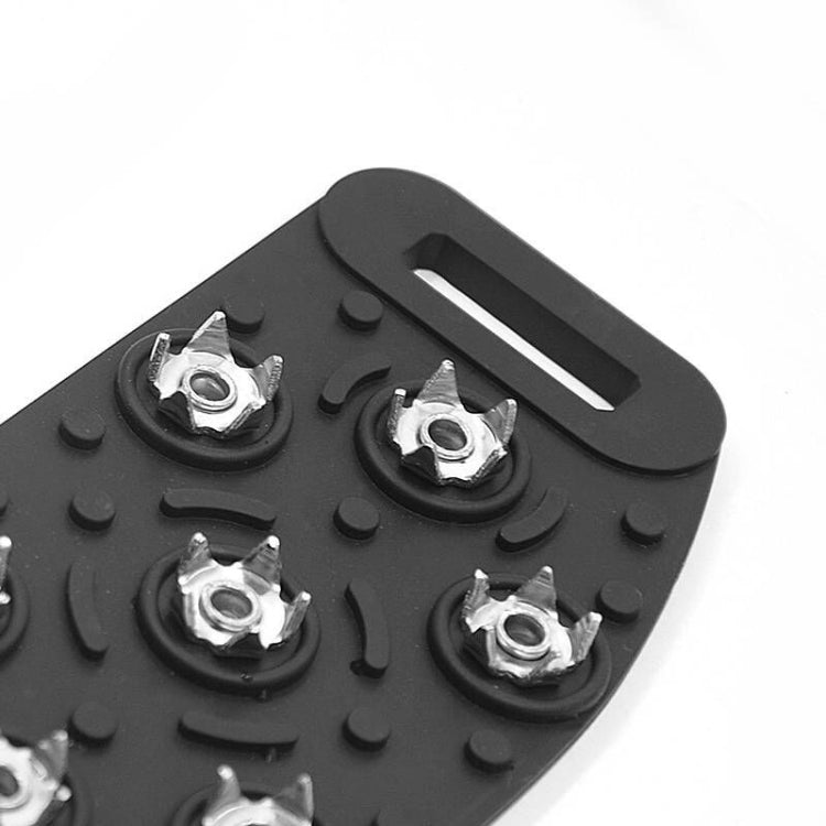 DM-1601 1pair Outdoor Mountaineering Snow Ice Surface 7-tooth Crampons Zinc Alloy Spikes Silicone Anti-skid Shoe Covers, Size:One Size - Mountaineering Outfit by PMC TechLife | Online Shopping South Africa | PMC TechLife | Buy Now Pay Later Mobicred