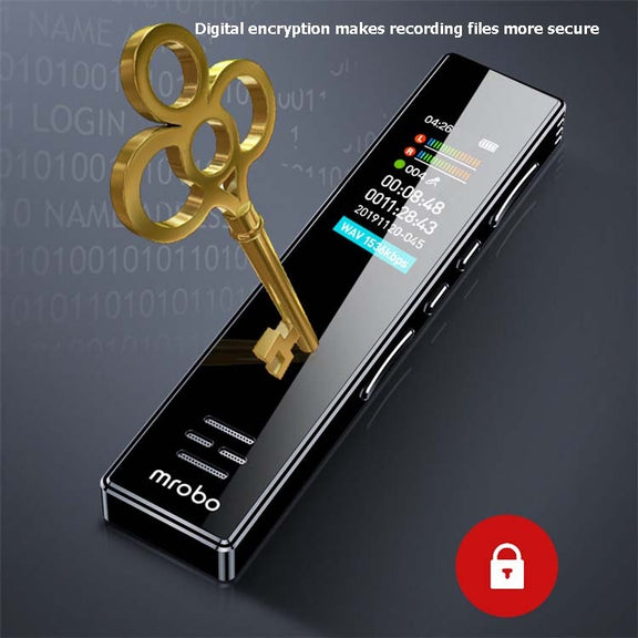 MROBO A10 Professional Voice Recorder HD Noise Reduction Student MP3 Color Screen Player, Capacity: 8GB