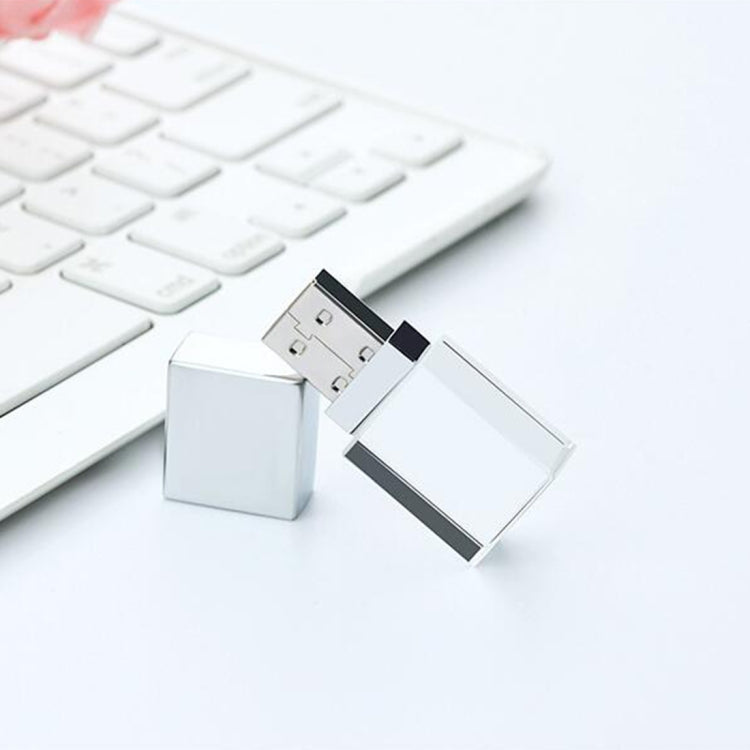2 PCS Crystal Flash Light Emitting USB 2.0 Flash Drive Car Music USB Flash Drive, Capacity: 16G (1000 Music + 110 MV) - USB Flash Drives by PMC TechLife | Online Shopping South Africa | PMC TechLife