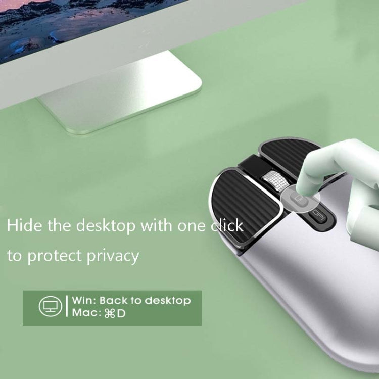 M203 2.4Ghz 5 Buttons 1600DPI Wireless Optical Mouse Computer Notebook Office Home Silent Mouse, Style:2.4G(Silver) - Wireless Mice by PMC Jewellery | Online Shopping South Africa | PMC Jewellery | Buy Now Pay Later Mobicred