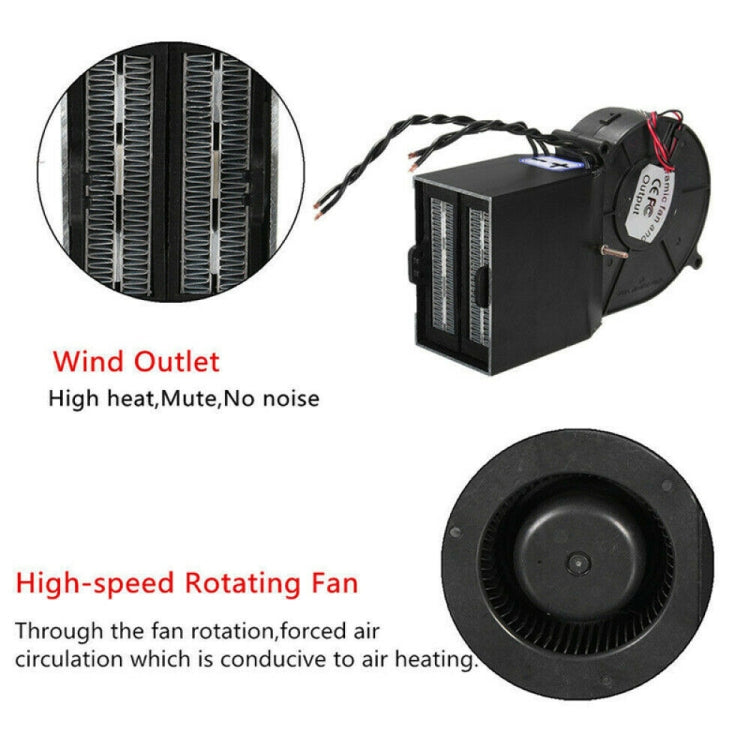 Car Heater Electric Heater Defroster Double PTC24V 300-500W - Heating & Fans by PMC TechLife | Online Shopping South Africa | PMC TechLife | Buy Now Pay Later Mobicred