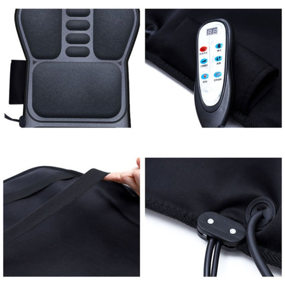 YJ-308 Car Massager Cervical Spine Neck Waist Car Home Heating Whole Body Multifunctional Massage Mat, Specification: Premium Version (24V for Trucks)