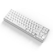 Ajazz K680T Mini USB Wired Dual-mode Charging 68-keys Laptop Bluetooth Mechanical Keyboard, Cable Length: 1.6m, Style:Black Shaft(White)