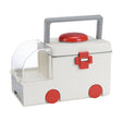 Ambulance First Aid Box Family Medicine Box Household Large Double-layer Medicine Box(White) - free shipping - PMC TechLife - Order now!