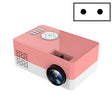 S261/J16 Home Mini HD 1080P Portable LED Projector, Support TF Card / AV / U Disk, Plug Specification:EU Plug(Pink White) - Mini Projector by PMC TechLife | Online Shopping South Africa | PMC TechLife | Buy Now Pay Later Mobicred