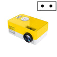 S261/J16 Home Mini HD 1080P Portable LED Projector, Support TF Card / AV / U Disk, Plug Specification:EU Plug(Yellow White) - Mini Projector by PMC TechLife | Online Shopping South Africa | PMC TechLife | Buy Now Pay Later Mobicred