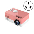 S261/J16 Home Mini HD 1080P Portable LED Projector, Support TF Card / AV / U Disk, Plug Specification:AU Plug(Pink White) - Mini Projector by PMC TechLife | Online Shopping South Africa | PMC TechLife | Buy Now Pay Later Mobicred
