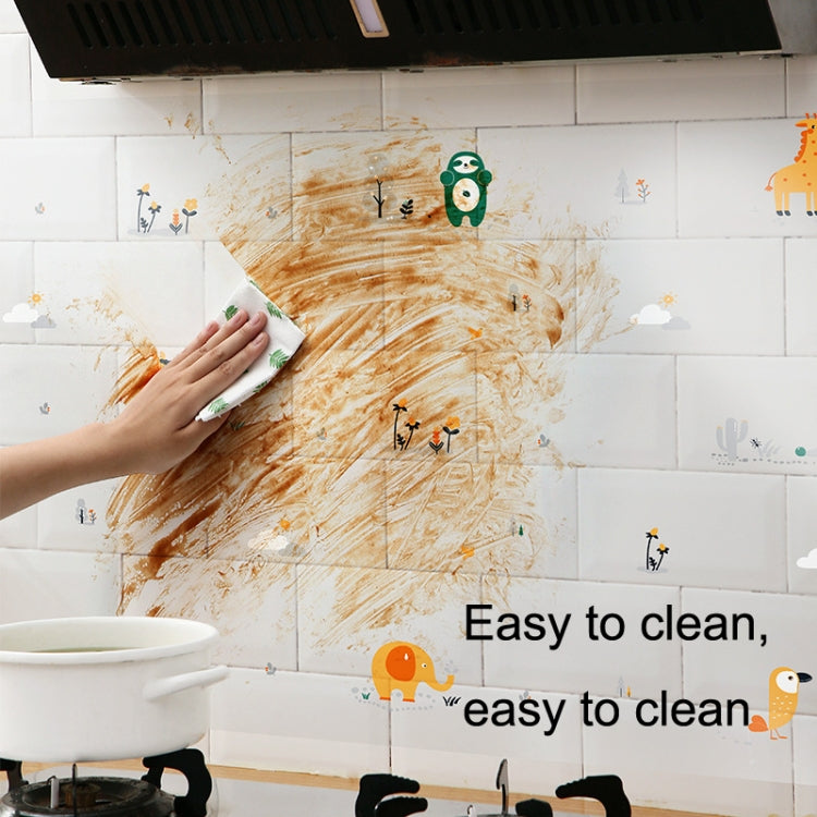 5 PCS Kitchen Cabinet Stove Oil-Proof Self-Adhesive Sticker, Style:Transparent Type(Cute Pet) - Wall Tile Stickers by PMC Jewellery | Online Shopping South Africa | PMC Jewellery | Buy Now Pay Later Mobicred
