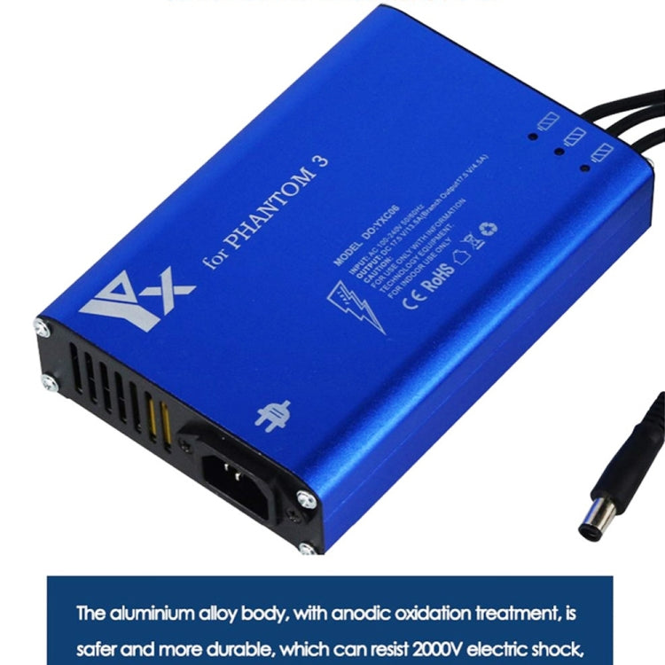 4 in 1 Parallel Power Hub Intelligent Battery Controller Charger for DJI Phantom 3 Standard SE FPV Drone, Plug Type:UK Plug -  by PMC TechLife | Online Shopping South Africa | PMC TechLife | Buy Now Pay Later Mobicred