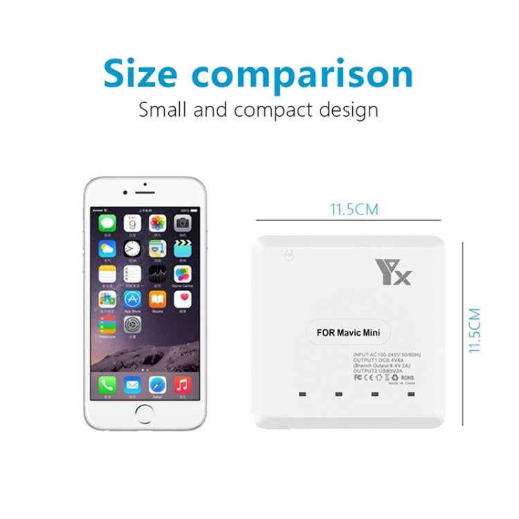 For DJI Mavic Mini Charger Battery USB 6 in 1 Hub Intelligent Battery Controller Charger, Plug Type:AU Plug - Other by PMC TechLife | Online Shopping South Africa | PMC TechLife | Buy Now Pay Later Mobicred