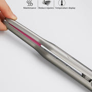 Small Wave Curling Iron For Men Beard Curling Iron 3D Ceramic Thermostat Hair Straightener(UK Plug)