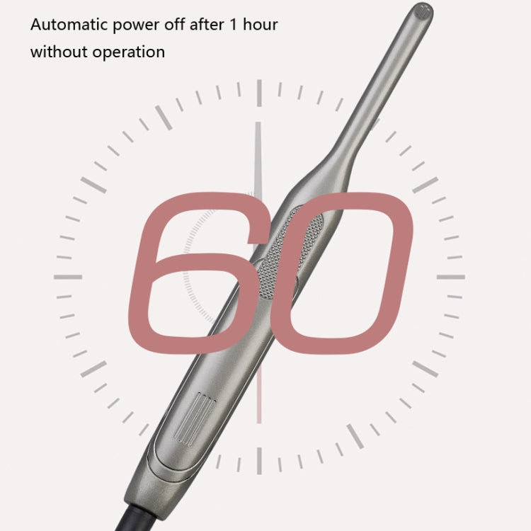 Small Wave Curling Iron For Men Beard Curling Iron 3D Ceramic Thermostat Hair Straightener(UK Plug)