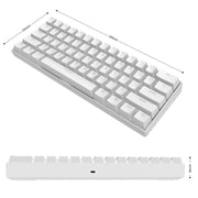 RK61 61 Keys Bluetooth / 2.4G Wireless / USB Wired Three Modes Tablet Mobile Gaming Mechanical Keyboard, Cable Length: 1.5m, Style:Green Shaft(Black)