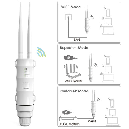 WAVLINK AC600 AP 2.4G/5G Dual Frequency Outdoor High Power Repeater, Pulg Type:US Plug - free shipping - PMC Jewellery - Order now!