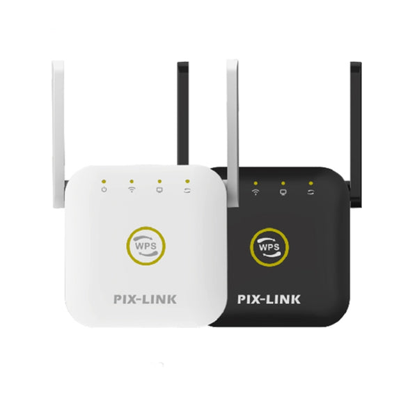 PIX-LINK WR22 300Mbps Wifi Wireless Signal Amplification Enhancement Extender, Plug Type:EU Plug(Black)