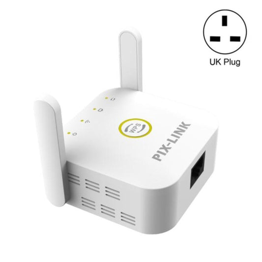 PIX-LINK WR22 300Mbps Wifi Wireless Signal Amplification Enhancement Extender, Plug Type:UK Plug(White) - free shipping - PMC Jewellery - Order now!