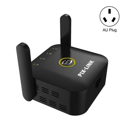 PIX-LINK WR22 300Mbps Wifi Wireless Signal Amplification Enhancement Extender, Plug Type:AU Plug(Black) - free shipping - PMC Jewellery - Order now!