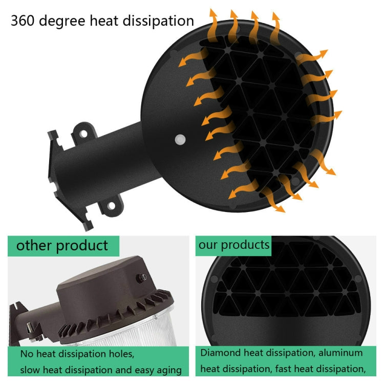 120W LED Outdoor Light Sensing IP65 Waterproof Wall Lamp Garden Courtyard Street Light(White Light) - Street Lights by PMc TechLife | Online Shopping South Africa | PMc TechLife | Buy Now Pay Later Mobicred