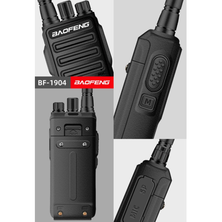 Baofeng BF-1904 Radio Communication Equipment High-power Handheld Walkie-talkie, Plug Specifications:UK Plug