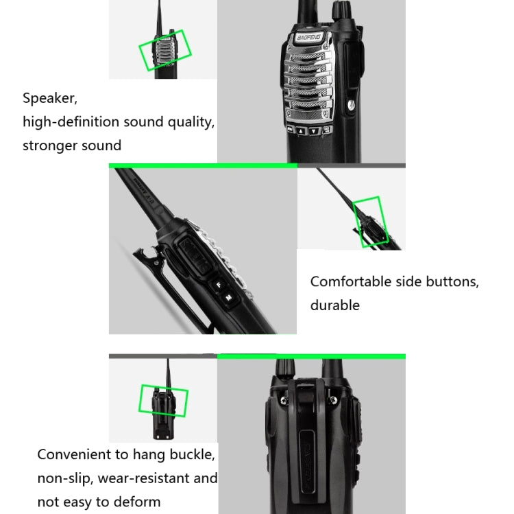 Baofeng UV-8D 8W High-power Dual-transmit Button Multifunctional Walkie-talkie, Plug Specifications:AU Plug - free shipping - PMC Jewellery - Order now!