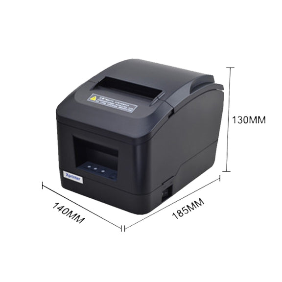 Xprinter XP-A160M Thermal Printer Catering Bill POS Cash Register Printer, Style:US Plug(Network Port LAN)