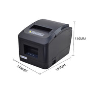 Xprinter XP-A160M Thermal Printer Catering Bill POS Cash Register Printer, Style:US Plug(USB)