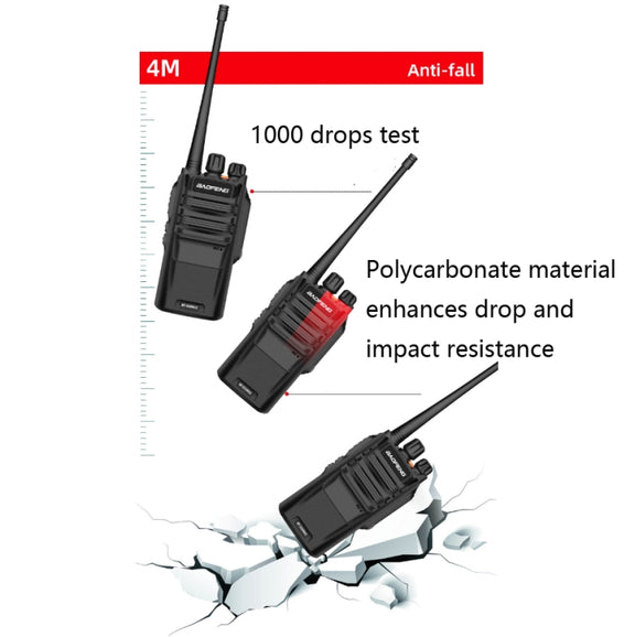 Baofeng BF-S56MAX High-power Water-resistant Handheld Communication Device Walkie-talkie, Plug Specifications:AU Plug