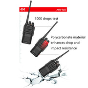 Baofeng BF-S56MAX High-power Water-resistant Handheld Communication Device Walkie-talkie, Plug Specifications:US Plug
