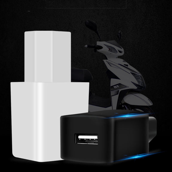 3 PCS Universal Car Intelligent Reverse Connection Lithium Battery Electric Car Mobile Phone Charger, Style:Extended White Double Port 2A