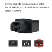3 PCS Universal Car Intelligent Reverse Connection Lithium Battery Electric Car Mobile Phone Charger, Style:Extended White Double Port 2A