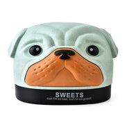 Creative Wheat Bobbi Dog Tissue Box Living Room Bedroom Desktop Pumping Paper Roll Paper Storage Box(Green)