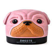 Creative Wheat Bobbi Dog Tissue Box Living Room Bedroom Desktop Pumping Paper Roll Paper Storage Box(Pink)