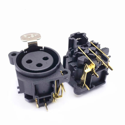 20 PCS Three-core XLR Socket Balanced Audio Card Dragon Socket Male and Female Socket(Female Socket) - free shipping - PMC Jewellery - Order now!