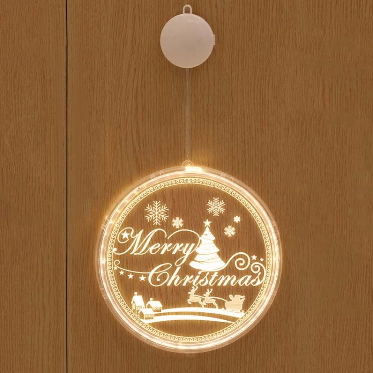 Christmas Decoration Light LED Holiday 3D Hanging Lamp, Power:Battery(Merry Christmas) - Christmas Decoration Lamps by PMc TechLife | Online Shopping South Africa | PMc TechLife | Buy Now Pay Later Mobicred