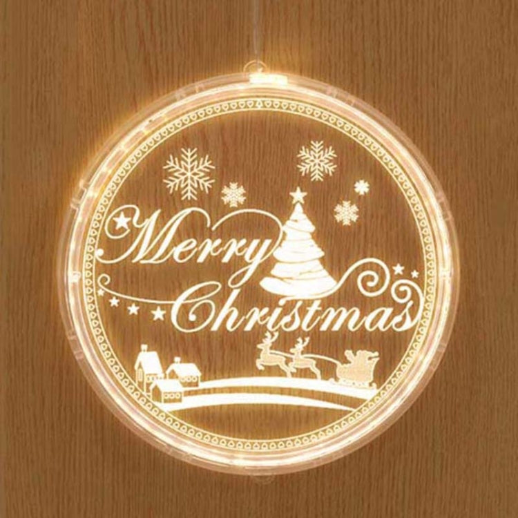 Christmas Decoration Light LED Holiday 3D Hanging Lamp, Power:Battery(Merry Christmas) - Christmas Decoration Lamps by PMc TechLife | Online Shopping South Africa | PMc TechLife | Buy Now Pay Later Mobicred