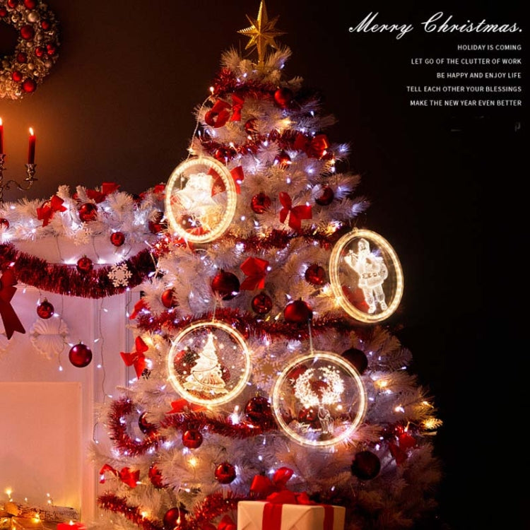 Christmas Decoration Light LED Holiday 3D Hanging Lamp, Power:Battery(Merry Christmas) - Christmas Decoration Lamps by PMc TechLife | Online Shopping South Africa | PMc TechLife | Buy Now Pay Later Mobicred