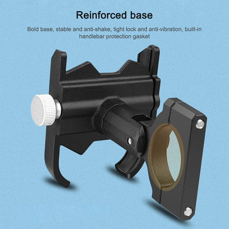 Bicycle Mobile Phone Holder Motorcycle Electric Car Navigation Mobile Phone Holder, Style:Handlebars(Black) - Holders by PMC TechLife | Online Shopping South Africa | PMC TechLife | Buy Now Pay Later Mobicred