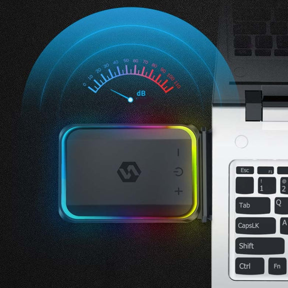 Suohuang Computer Notebook Exhaust Radiator Side Suction Fan Machine for Lenovo/ASUS/Dell laptops, Style:Colorful -5V Upgrade Version